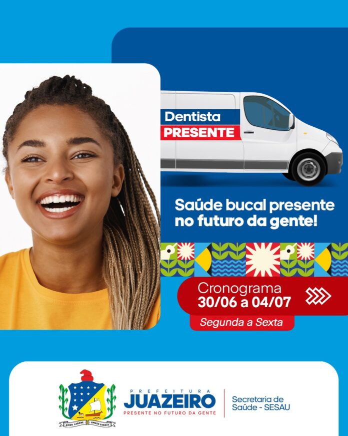 Confira o novo cronograma de atendimento da Unidade Móvel Odontológica de Juazeiro
