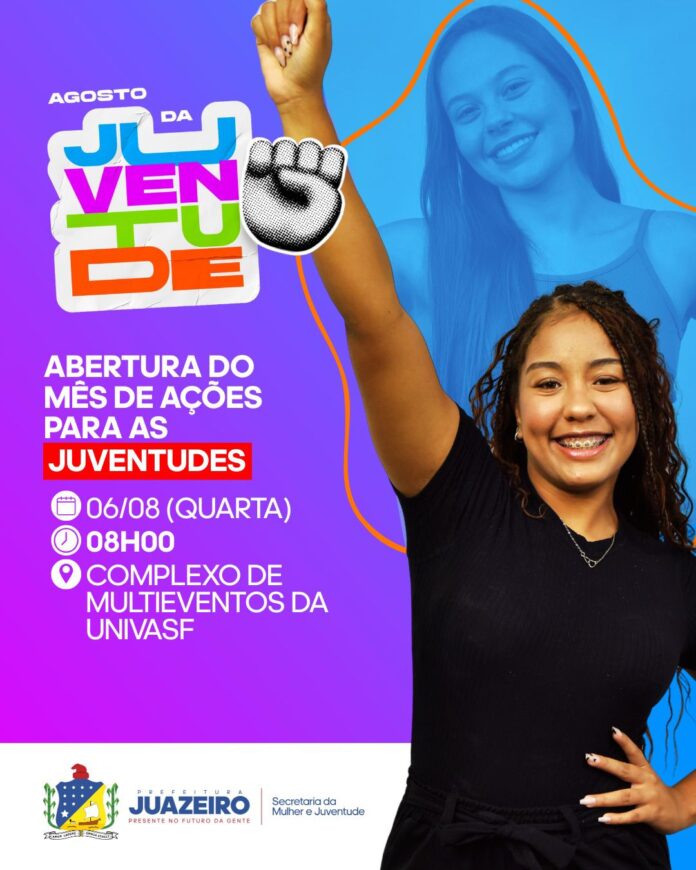 Prefeitura de Juazeiro realiza cerimônia de lançamento da programação do Agosto das Juventude nesta quarta (6)