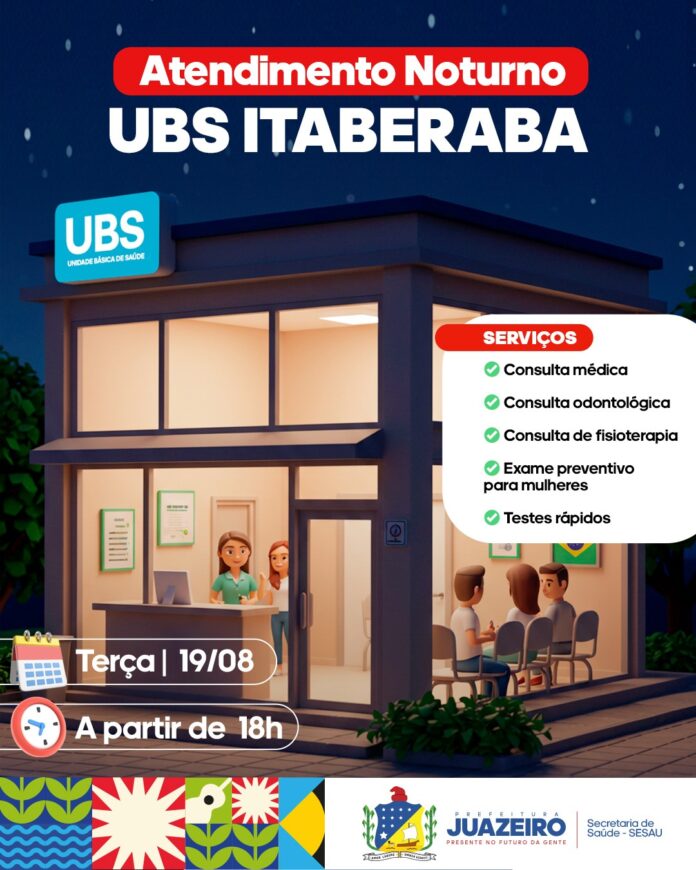 UBS do Tabuleiro realiza atendimento noturno na próxima terça-feira (19)