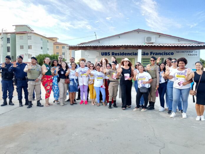 Agosto Lilás: Blitz educativa marca celebração dos 19 anos da Lei Maria da Penha em Juazeiro.