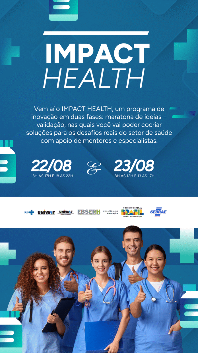 Hospital Universitário, Univasf e Sebrae realizam a oficina Ideathon - Impact Health