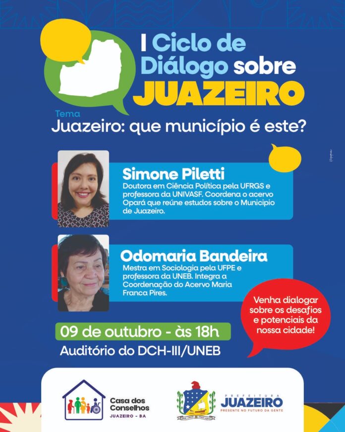 Prefeitura de Juazeiro promove I Ciclo de Diálogo sobre o município com foco em identidade e desafios locais Prefeitura de Juazeiro promove I Ciclo de Diálogo sobre o município com foco em identidade e desafios locais