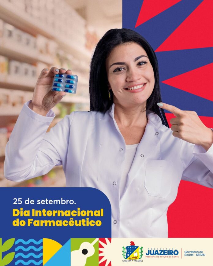 Sesau celebra Dia Internacional do Farmacêutico e reconhece papel essencial da categoria na Saúde de Juazeiro Sesau celebra Dia Internacional do Farmacêutico e reconhece papel essencial da categoria na Saúde de Juazeiro