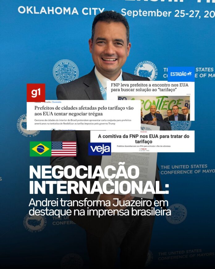 TARIFAÇO: Prefeito Andrei ganha destaque na imprensa nacional e coloca o nome de Juazeiro nas páginas do Estadão, Veja, UOL e GLOBO
