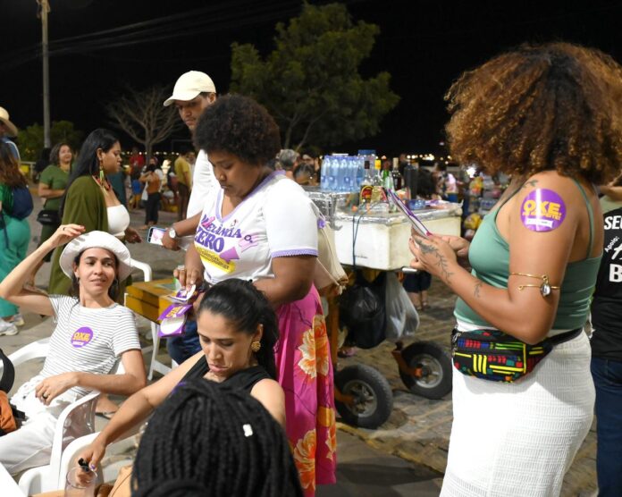SMJ realiza ação de conscientização sobre o enfrentamento à violência contra a mulher durante o 13º Congresso Brasileiro de Agroecologia em Juazeiro