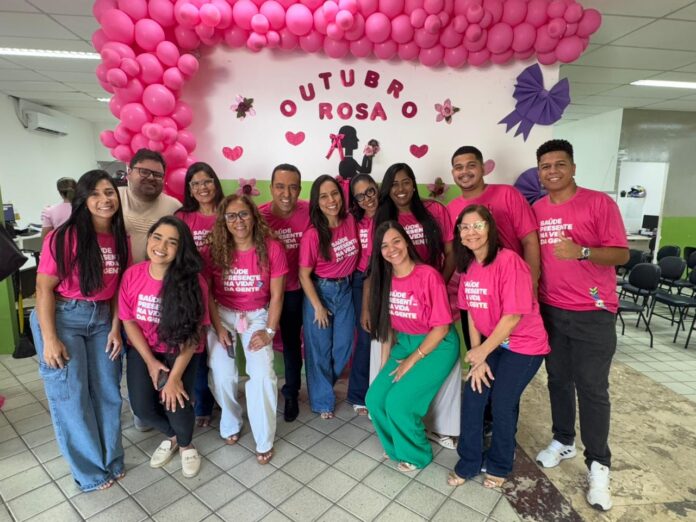Sesau realiza abertura da Campanha Outubro Rosa com manhã de cuidados e conscientização