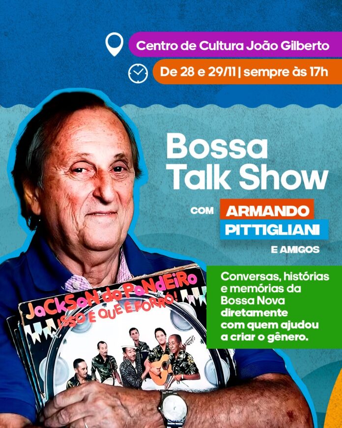 Armando Pittigliani, lenda da era dos discos, comanda rodas de conversa no Festival A Bossa em Juazeiro