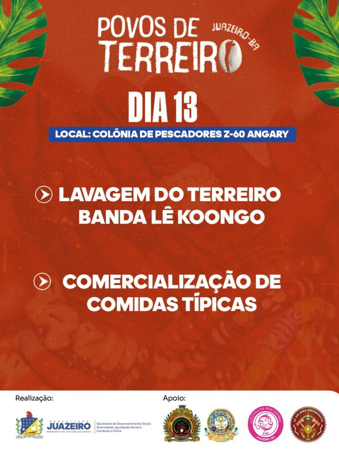 Prefeitura de Juazeiro realiza programação especial em celebração ao Dia Municipal dos Povos de Terreiro