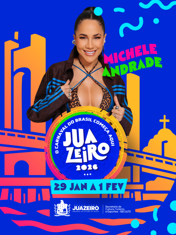 Saiddy Bamba, Jammil e Michele Andrade entram na festa e ampliam o Carnaval de Juazeiro 2026