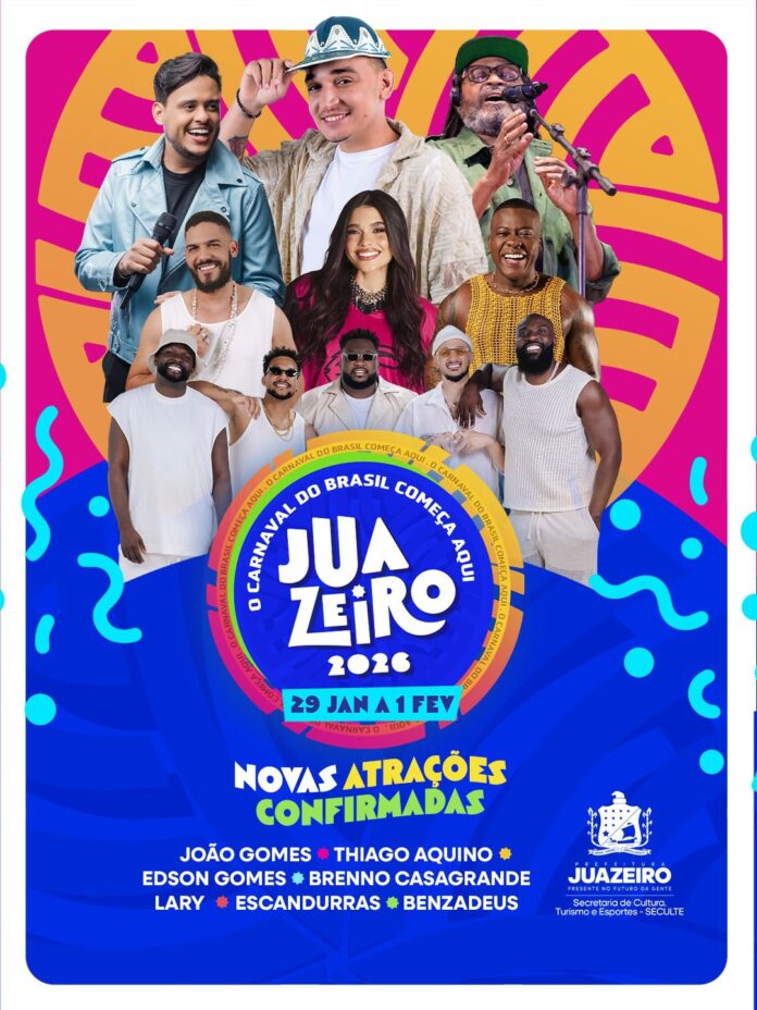 Prefeitura de Juazeiro anuncia novas atrações do Carnaval 2026 durante baile de carnaval