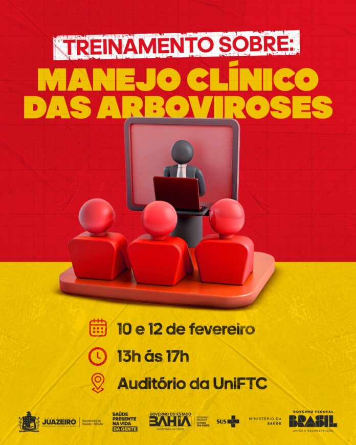 Sesau promove treinamento sobre manejo clínico das arboviroses para profissionais da Atenção Primária