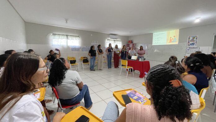 Março Mulher: Prefeitura de Juazeiro realiza palestra sobre violência contra a mulher nas escolas do Junco, Salitre