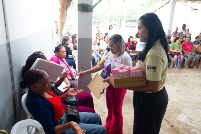 Ação para emissão do novo RG digital atende mulheres em Sobradinho durante o mês da mulher