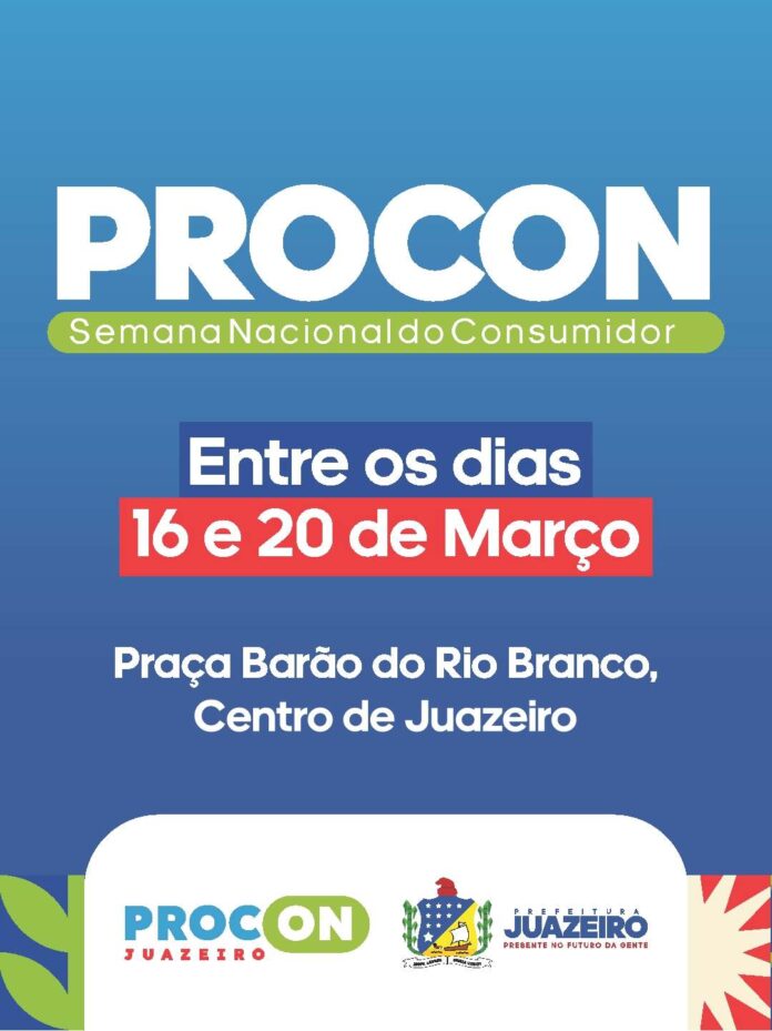 Procon Juazeiro leva serviços e orientação à população durante a Semana do Consumidor