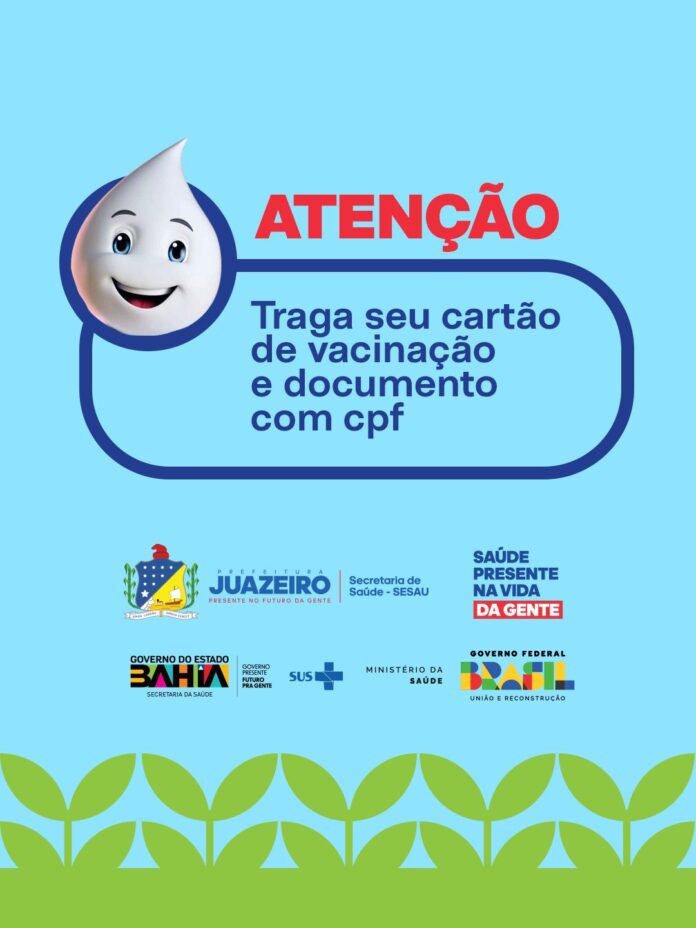 Giro Zé Gotinha leva vacinação e conscientização ao Centro de Cultura João Gilberto nesta sexta-feira (24)