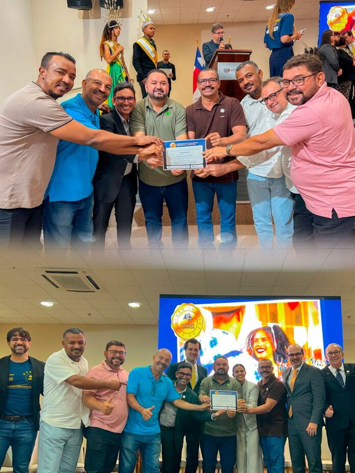 Sobradinho: Prefeito Cleivynho Sampaio recebe Selo de Transparência dos Festejos Juninos, em Salvador
