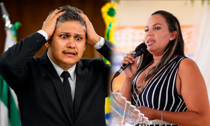 Deisiane Miranda, parte para o ataque e desmente Presidente da Câmara de Vereadores de Casa Nova, Fabrine Pinto
