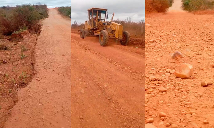 Produtores se unem e alugam máquina para recuperar estradas de Casa Nova e criticam gestão do prefeito Anísio Viana: “A cidade está sem prefeito”