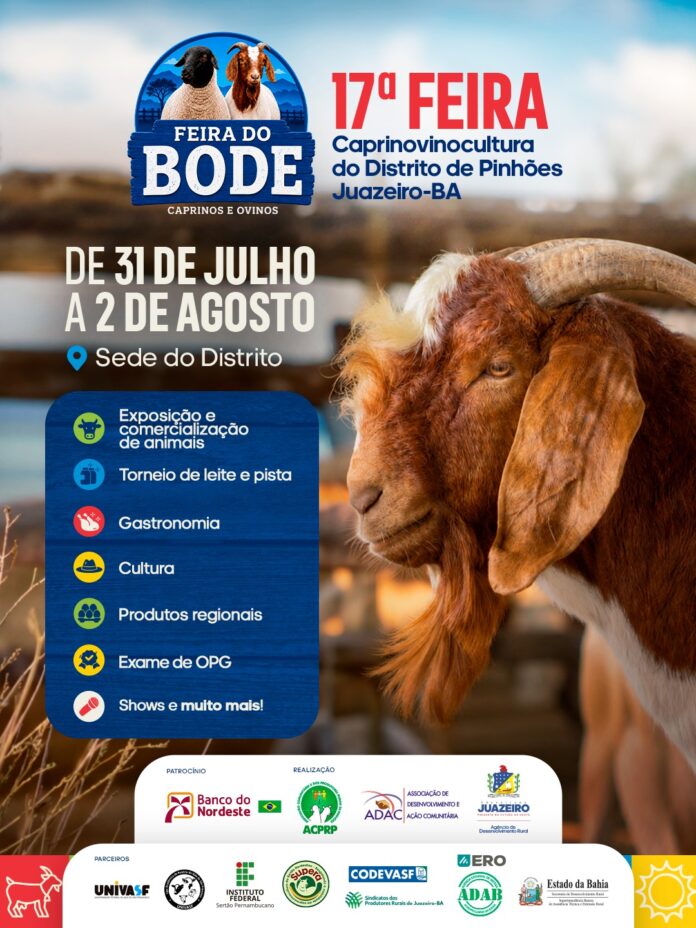 PROJUA no Desenvolvimento Rural: tradição, cultura e cidadania marcam a abertura da 17ª Feira do Bode de Pinhões