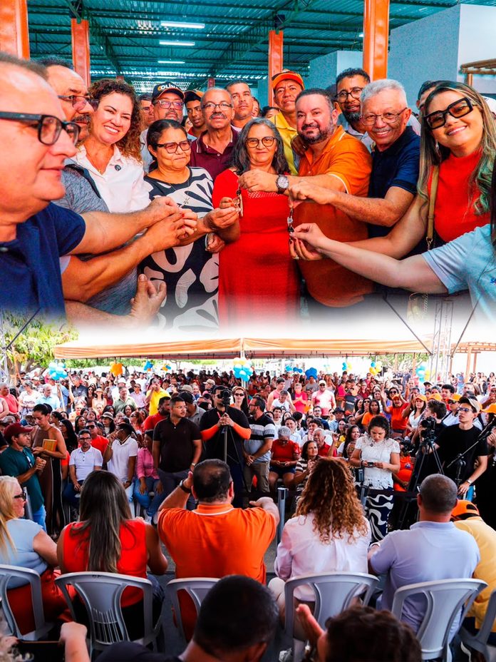 Prefeito Cleivynho Sampaio arrasta multidão e inaugura o Novo Mercado Municipal de Sobradinho em parceria com o Governo do Estado