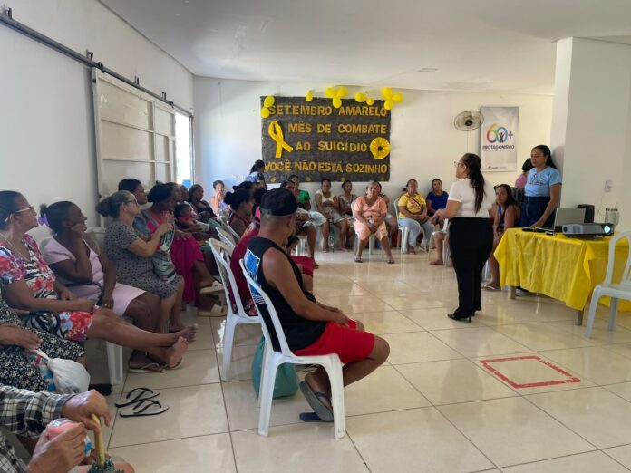 CRAS Quidé promove palestra sobre valorização da vida durante Setembro Amarelo