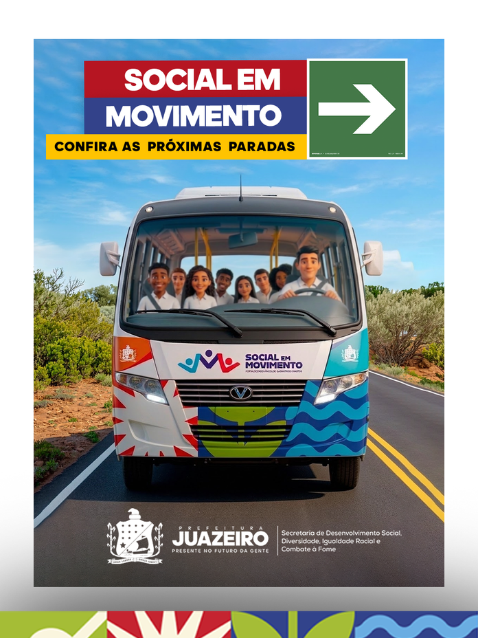 Prefeitura de Juazeiro leva programa Social em Movimento a três comunidades de Abóbora, Mandacaru e Lagoa do Salitre, em outubro