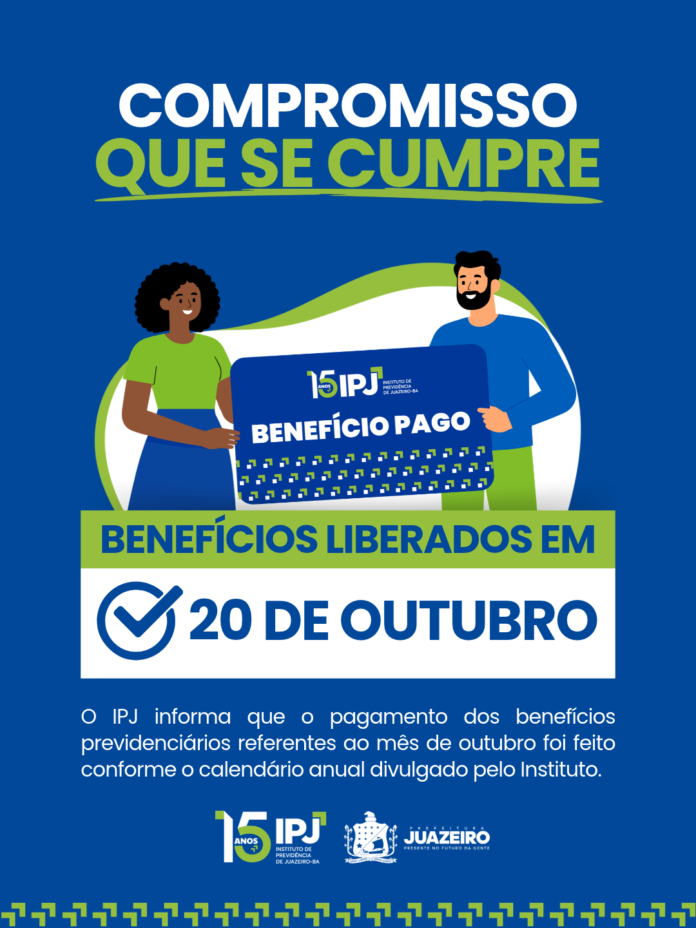 IPJ paga R$ 7,9 milhões em benefícios e patrimônio supera R$ 539 milhões